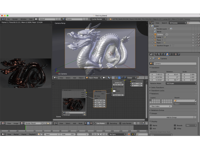 Blender interface for 2.79 that I'm using.